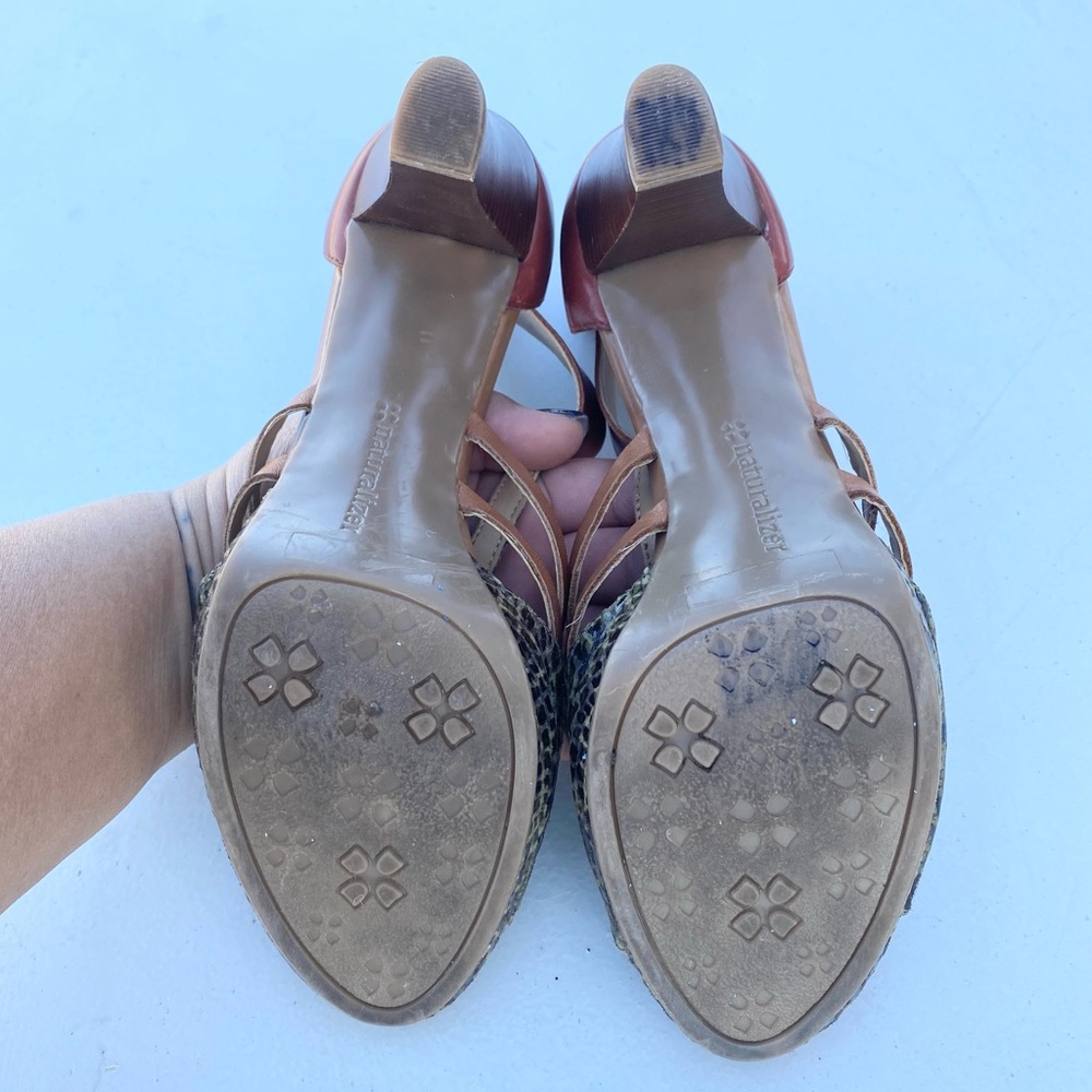 Naturalizer Multicolor Platform Heels Euc - image 5